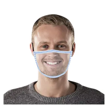 Brza dostava šal, maska za lice 2020unisex Maska s prozirnim prozorom vidljivi izraz ,prozirna Maska,vidljive usne,cubrebocas