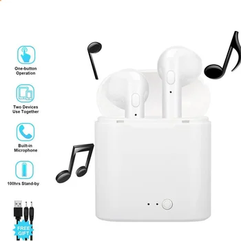 I7s TWS Bluetooth slušalice stereo slušalice Bežične Bluetooth Headhones slušalice za sve pametne telefone