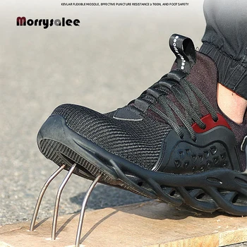 2020 nove muški radnici tenisice Work Safety Boot Comfort muške čizme anti-punkcija zaštitna obuća muška неразрушимая cipele radne cipele