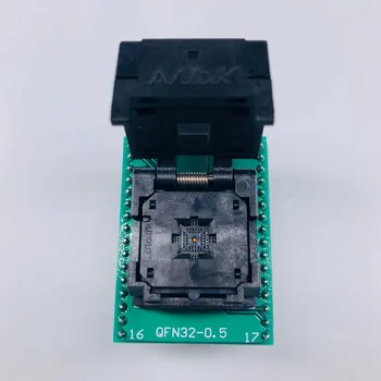 QFN32 MLF32 IC Pitch 0.5 IC550-0324-007-G Test/Programming Socket Clamshell Chip Size 5*5 Flash Adapter SMT Test Socket