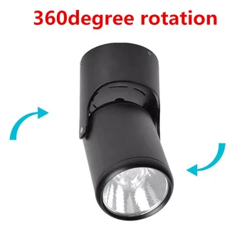 10W 20W Super Bright Spot light 360 stupnjeva rotacije stropna svjetiljka LED Spot Down Light AC85-265V Surface Mounted Led Downlights