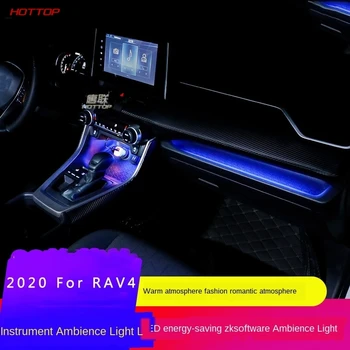 Za Toyota RAV4 2019 2020 5th Central control atmosphere lamp unutrašnja lampa renoviranje unutrašnjosti vrata zdjele led žarulja