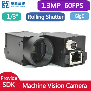 Gigabit GIGE 1.3 MP Color Rolling Shutter Industrial Digital Ethernet Camera + SDK, stroj vid ,rezolucija 1280x960 @ 60 sličica u sekundi